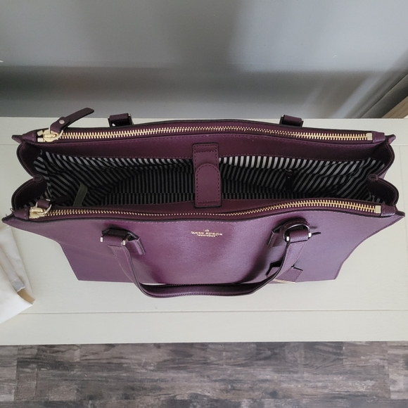 Kate Spade large purple purse handbag - Picture 5 of 14